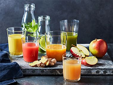 Smoothies and juice shots