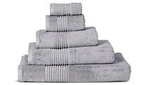 Stack of bath towels and hand towels