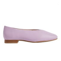 m&s leather high cut ballerina pumps