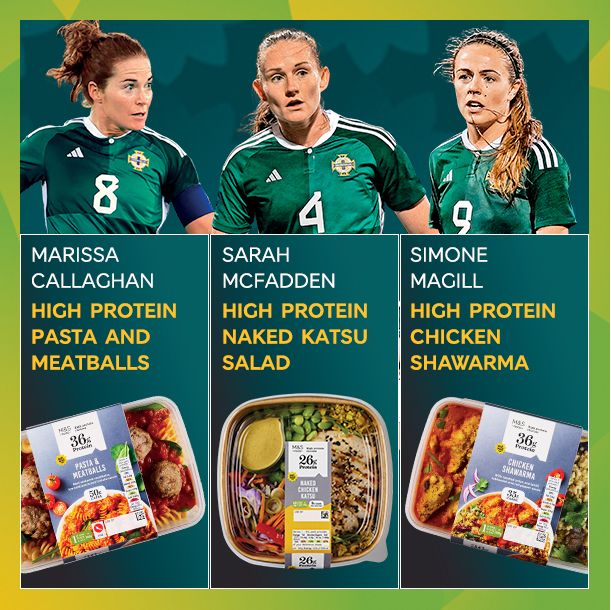 Three Northern Ireland footballers and their Eat Well picks