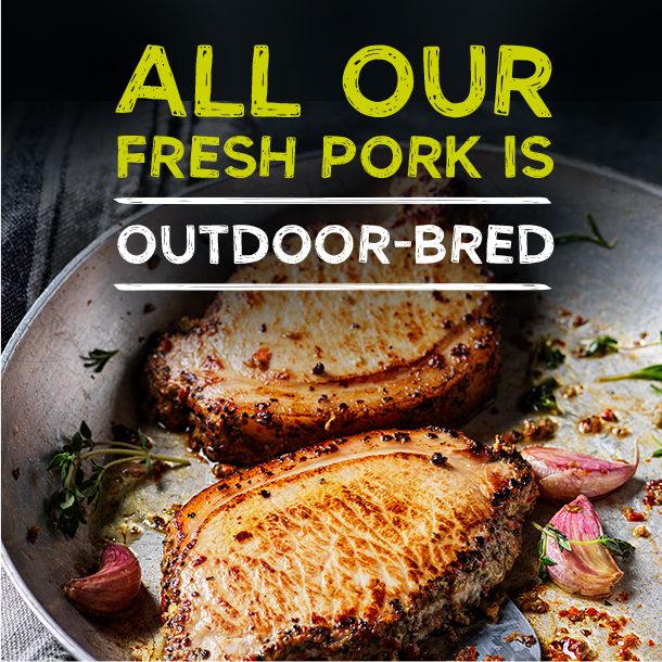 All our fresh pork is outdoor-bred