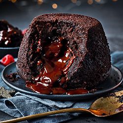 Plant Kitchen melt-in-the-middle chocolate pudding