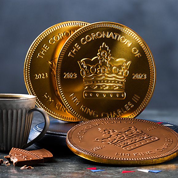 Coronation chocolate coin