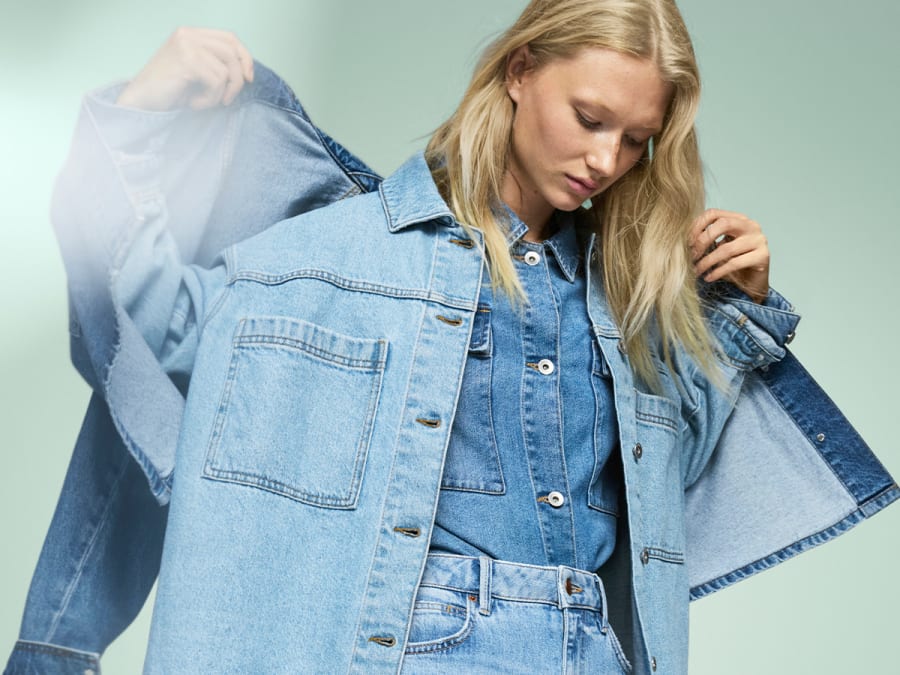 Marks and spencer hot sale oversized denim jacket