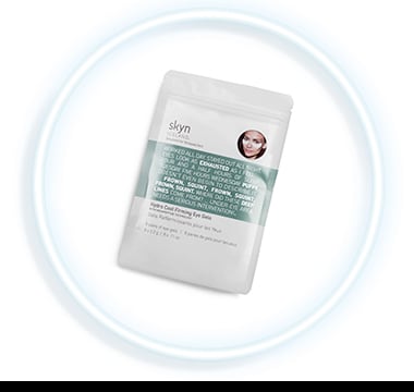 Skyn Iceland Hydro Cool Firming Eye Gels in a petri dish