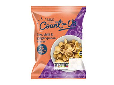 Count On Us soy, chilli & ginger quinoa waves