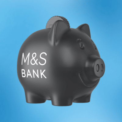 M&S Bank piggy bank