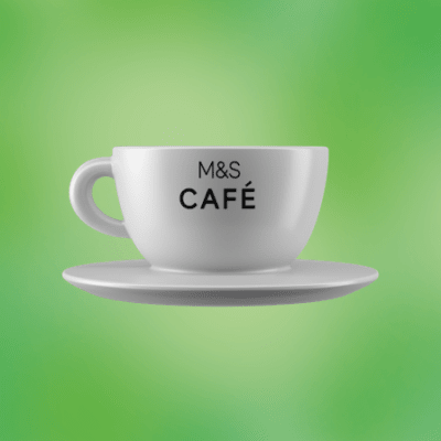 M&S Café cup of coffee