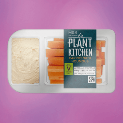 Plant Kitchen carrot with houmous