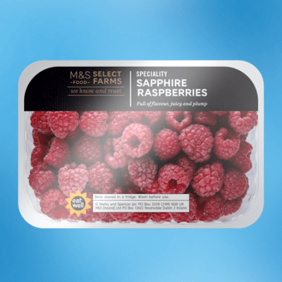 Sapphire raspberries