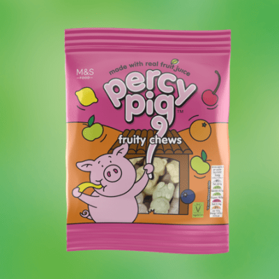 Percy Pig fruity chews