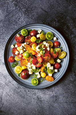 Tomato and feta salad 