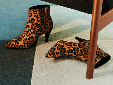 marks and spencer leopard boots