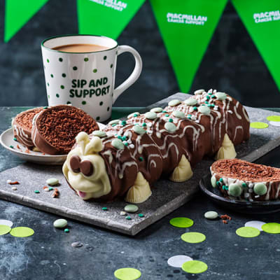 Macmillan Colin the Caterpillar cake