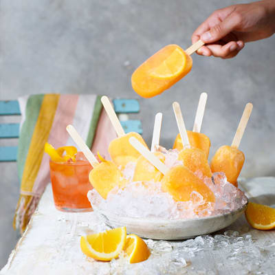 Aperitivo ice lollies 