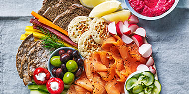 Three ways to serve smoked salmon