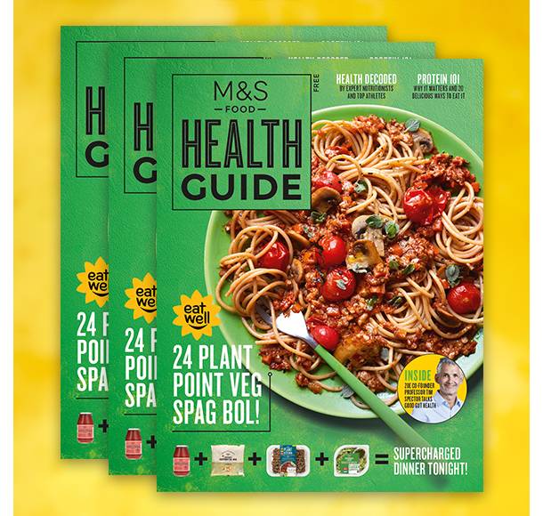 Front cover of the M&S 2024 health guide