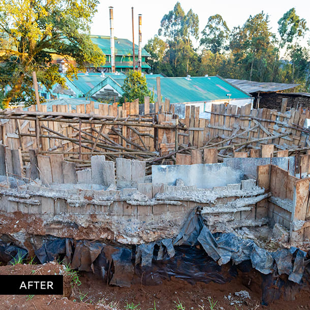 Gravity water project at Gatunguru