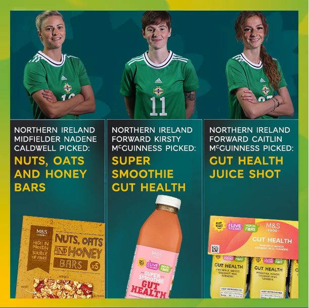 Eat Well, Play Well with the Northern Ireland football teams