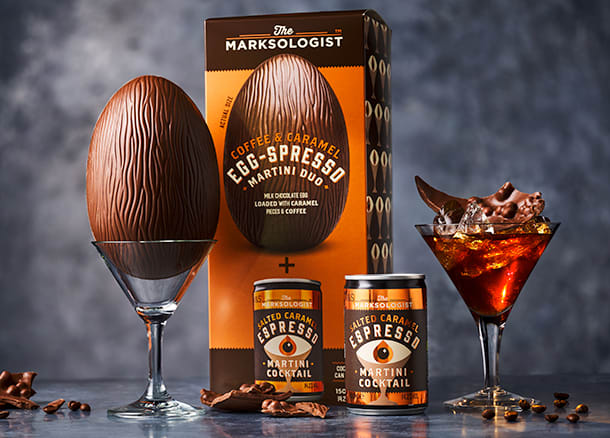 Egg-spresso Martini egg