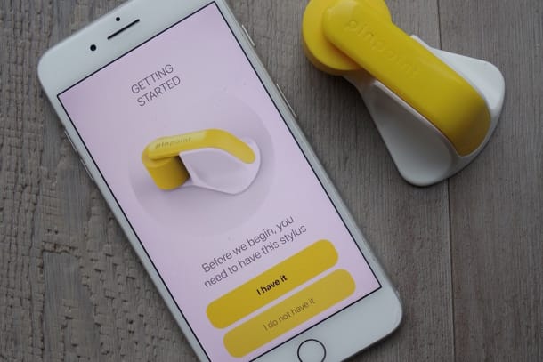 Pinpoint app and stylus