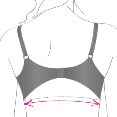 Image of Does your bra arch up at the back?