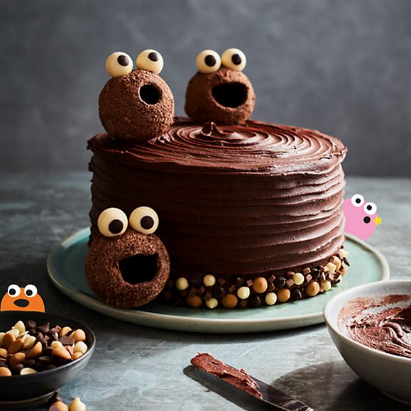 Omballs chocolate cake