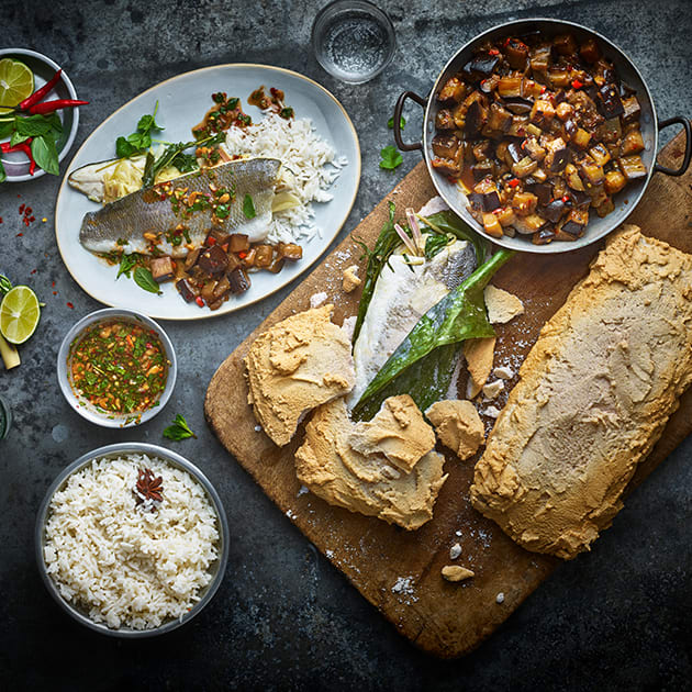 Tony Singh’s salt-baked fish
