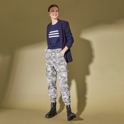 New look girls outlet camo trousers