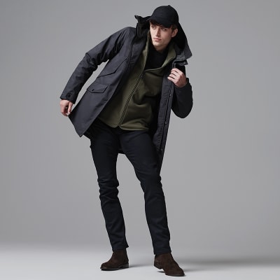 Mens parka coats 2024 marks and spencer