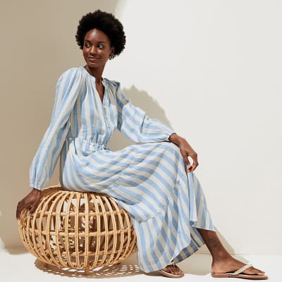 Marks and spencer on sale linen summer dresses