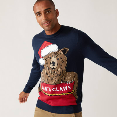 Mens novelty shop xmas jumpers