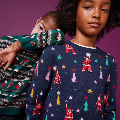 Boys flashing christmas on sale jumper