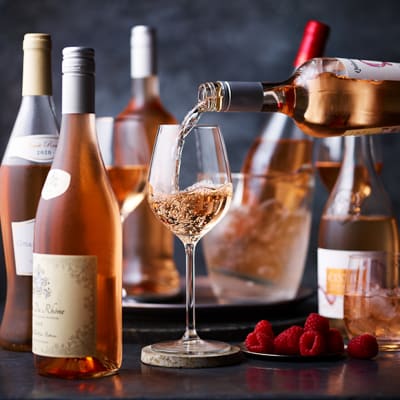 A selection of rosé