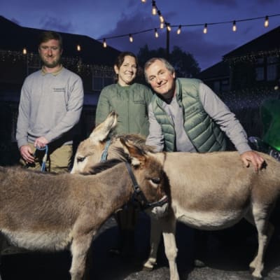 Volunteers from the Caenhill Countryside Centre