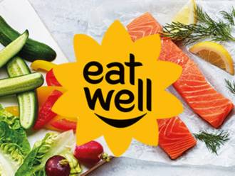 M&S Eat Well flower yellow logo