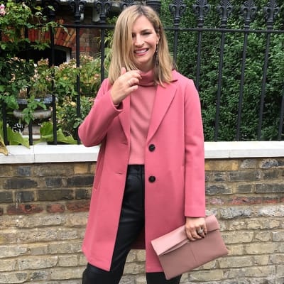 Marks and spencer on sale pink trench coat