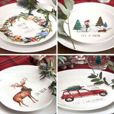 Christmas shop tableware sets