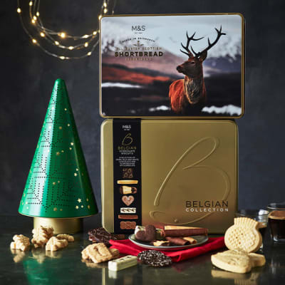 Marks and Spencer - A tin of delicious Swiss truffles that doubles as a  light-up Christmas decoration? Yes please!❄️ Our M&S light-up Swiss  mountain tin is filled with indulgent milk, dark, orange