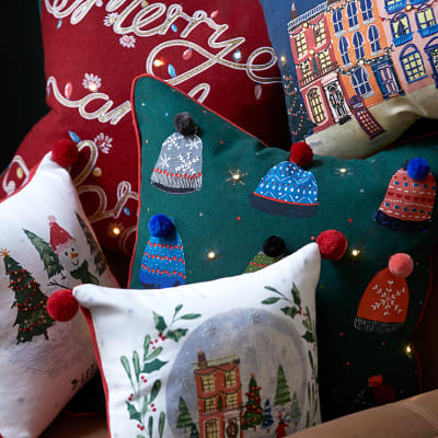 Decorate Your Home with Christmas Cushions M S IE