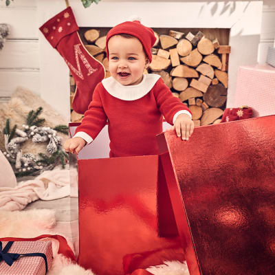 1 month old baby best sale christmas outfit