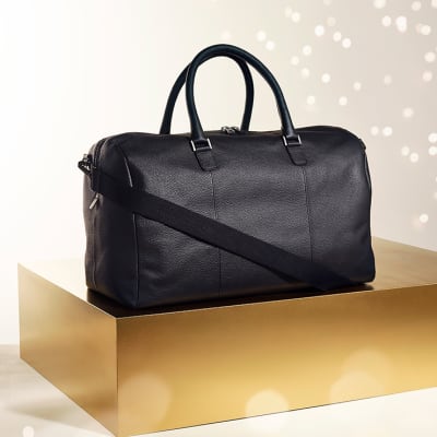 mens black holdall