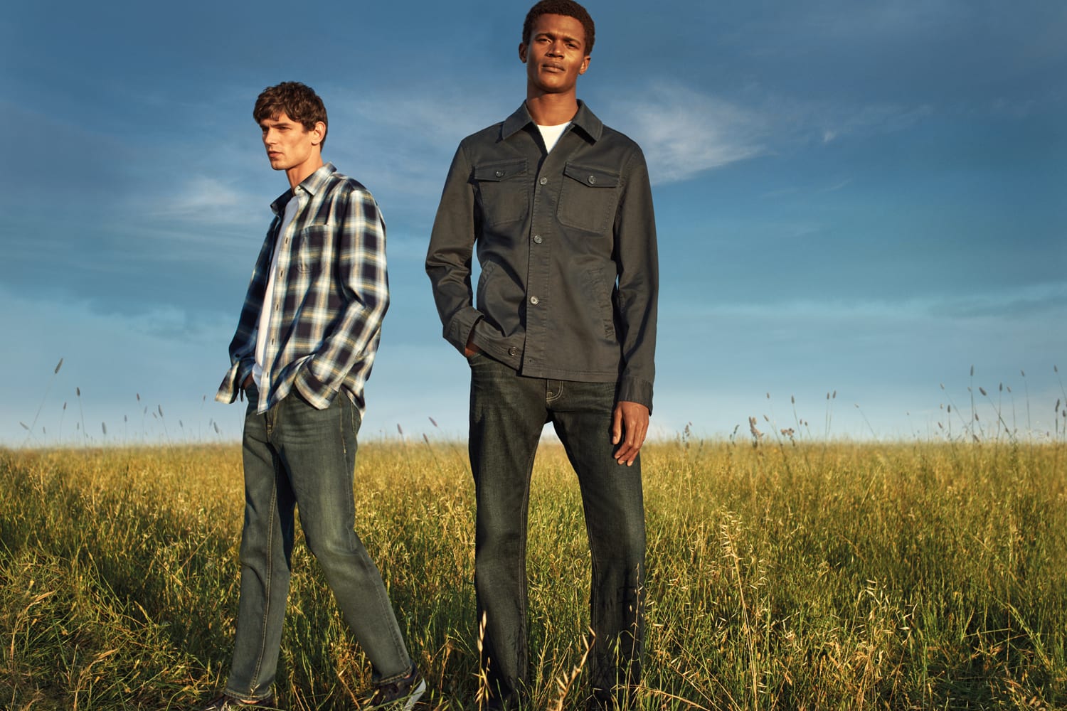 Men wearing M&S jeans