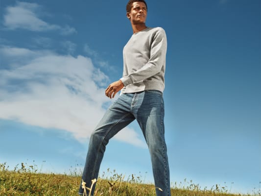 m&s mens black jeans