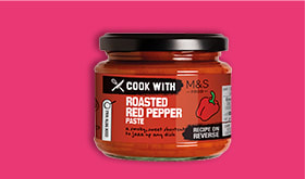 Cook with M&S roasted red pepper paste