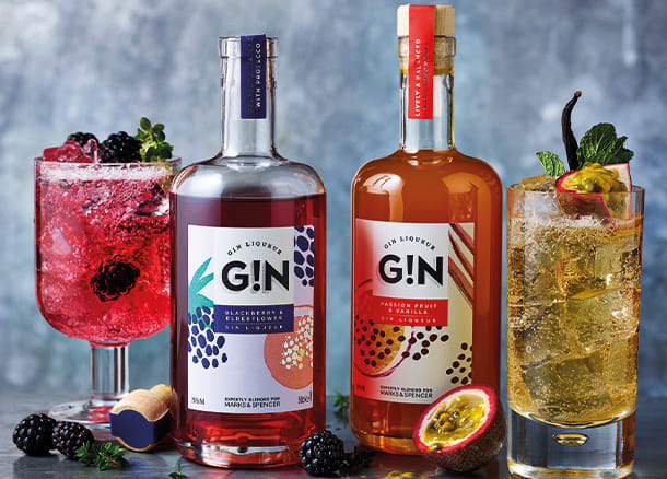 New fruity gin liqueurs