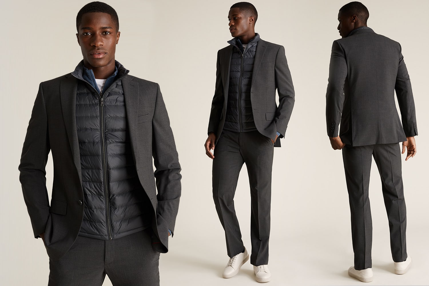 Marks spencer mens suits slim fit online