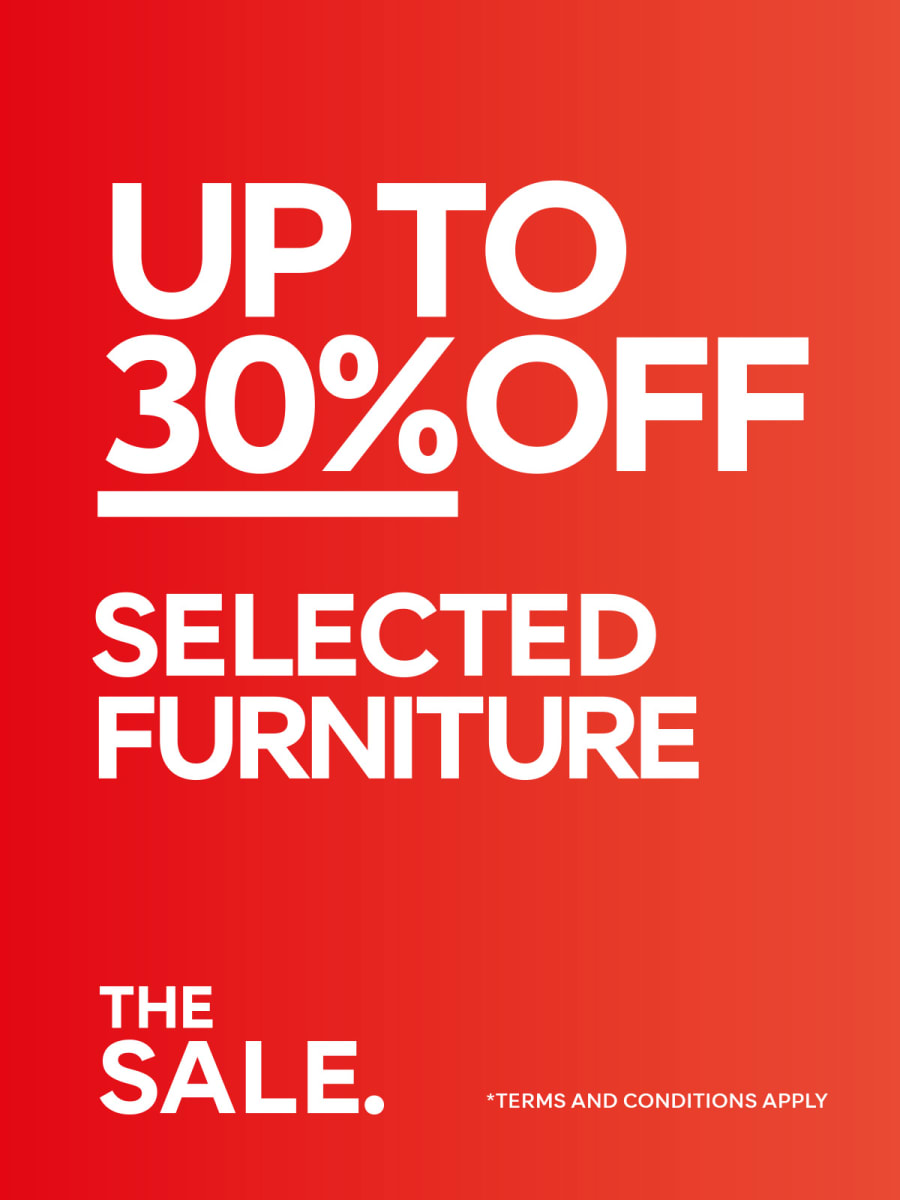 Up to 30% off selected furniture