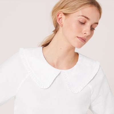 m&s womens white blouses