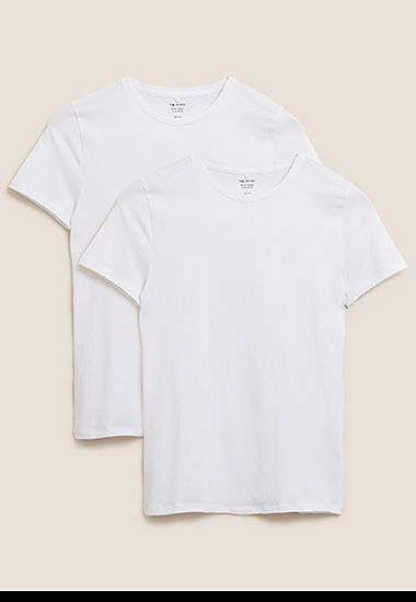 Multipack of women’s white T-shirts